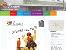 Tablet Screenshot of lecentre-meinau.fr